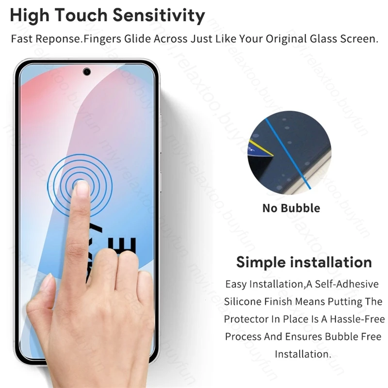 5–1 Stück 9H Premium gehärtetes Glas für Samsung Galaxy S24 – Bild 4