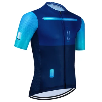 Sommer 2025, Kurzarm-Radtrikot für Herren, MTB, Fahrrad-Top, Outdoor-Radsportbekleidung, atmungsaktives Hemd