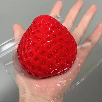 Erdbeer-Taba-Squishy-Fidget-Spielzeug - Stressabbau-Spielzeug mit langsamer Rückfederung für Kinder