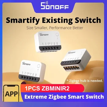 SONOFF ZBMINIR2 Extreme Zigbee Smart Switch Detach Relay Externer Schalter Fernbedienung über eWeLink