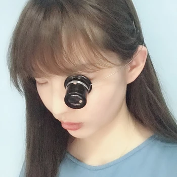 94PD Juwelier-lupen Schleife Lupe Monocular Lupe für Uhrmacher Reparatur Auge Lupe Glas Werkzeuge 5 Arten