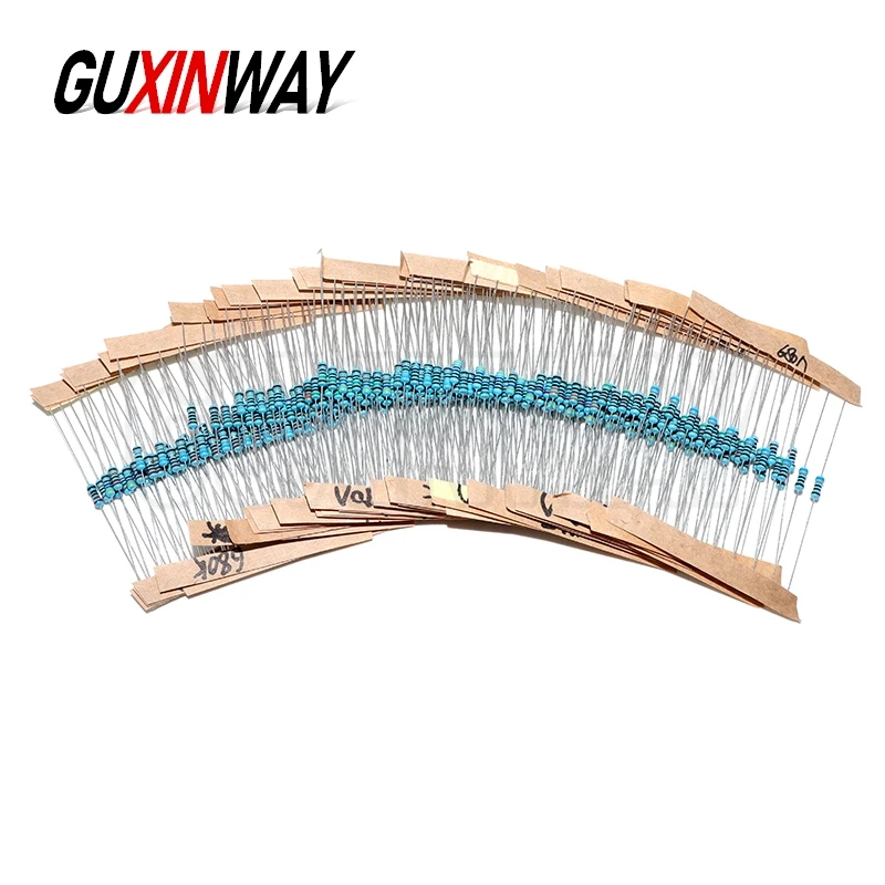300 Stück 10R-1M Ohm 1/4 W 1/2 W 1 W Widerstandsset 1 % – Bild 4