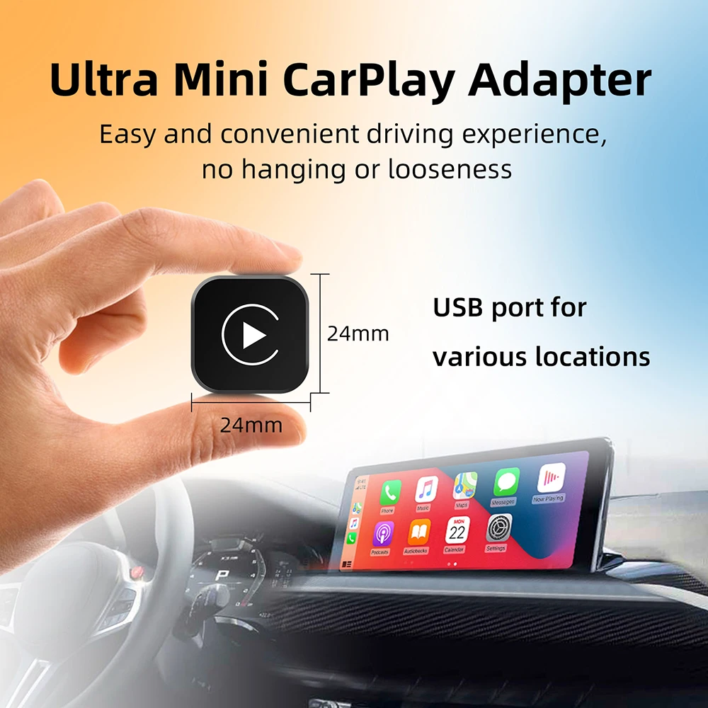 Kabelloser CarPlay- und Android-Auto-Adapter 2-in-1 – Bild 3
