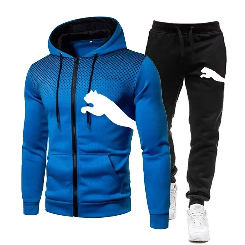 2025, Herren-Herbst- und Winter-Kapuzen-Sweatshirt-Set – Bild 4