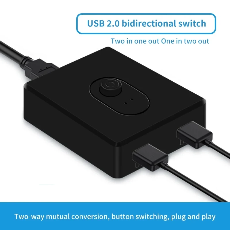 USB 3.0 KVM Switch 1x2/2x1 USB Hub Bidirektionaler USB2.0 – Bild 5