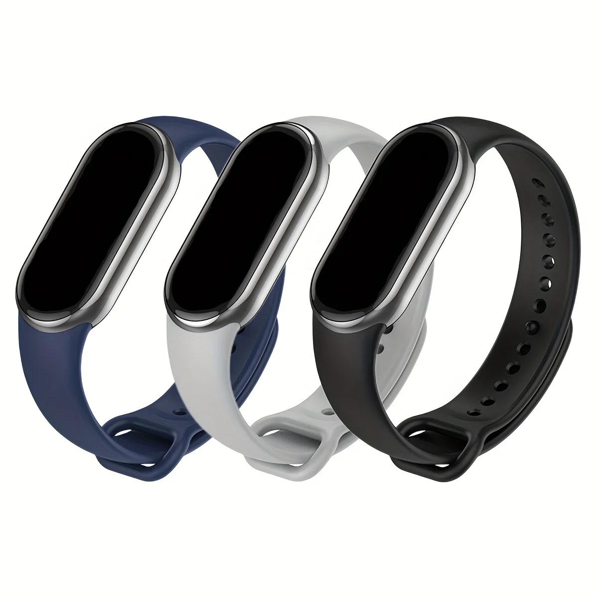 3 Stück/Packung Armband für Xiaomi Band 8 9 10 Silikonarmband