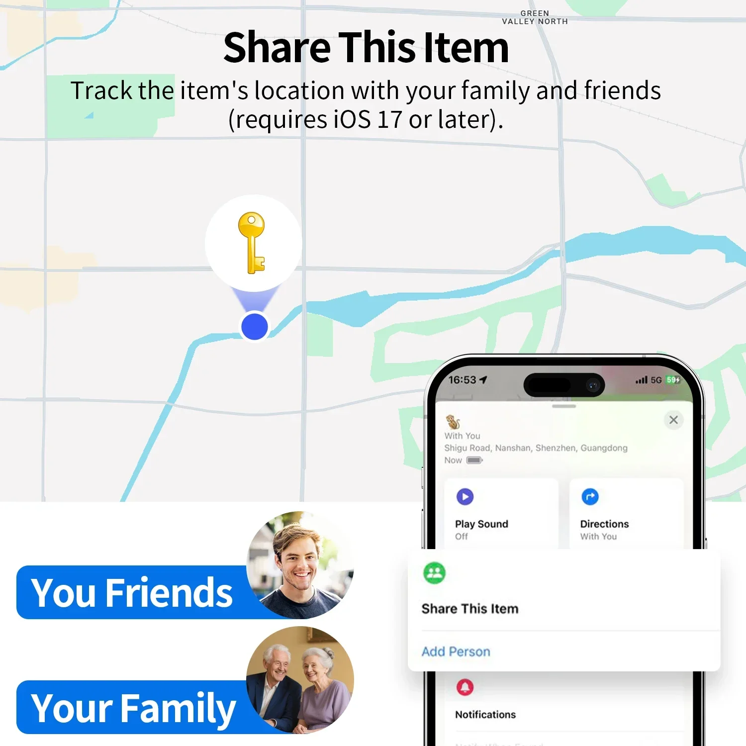 Android Smart Tracker Android Google Find Hub Locator Air Tag – Bild 5