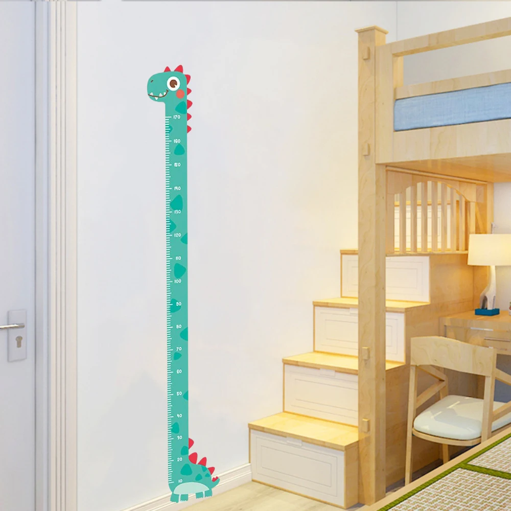 Nette Cartoon Höhe Aufkleber Einhorn Dinosaurier Giraffe Wand – Bild 2