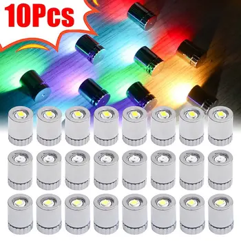 Kleine Mini-LED-Licht Batteriebetriebene Bunte Glühbirne Elektronisches Spielzeug Zubehör Party (10 Stück)