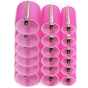Lockenwickler Sets 18 stücke Kunststoff Selbst Grip Lockenwickler 3 Größen Lockenwickler 10 stücke (28 Stück)