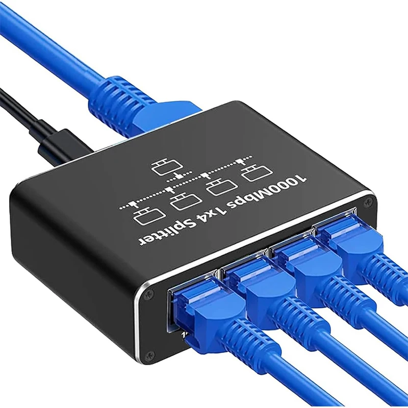 Gigabit Ethernet Switch Rj45 Splitter LAN Gigabit