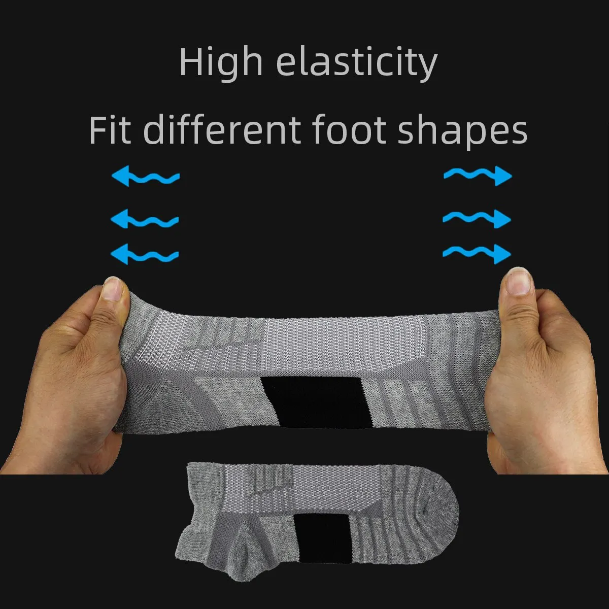 3 Paar Sportsocken für Herren und Damen, kurze Laufsocken – Bild 4