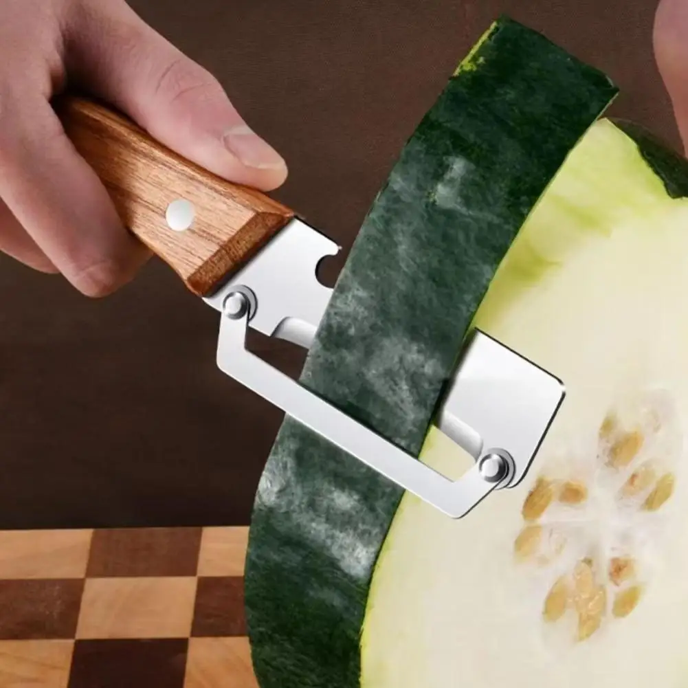 2026 Multifunktionaler Holz-Gemüseschäler mit ergonomischem – Bild 6