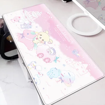 Anime Mauspad Kawaii Laptop Schreibtisch Dekoration Maus 30x80cm Gamer Gummi Matte Nette Rilakkuma Nicht-slip