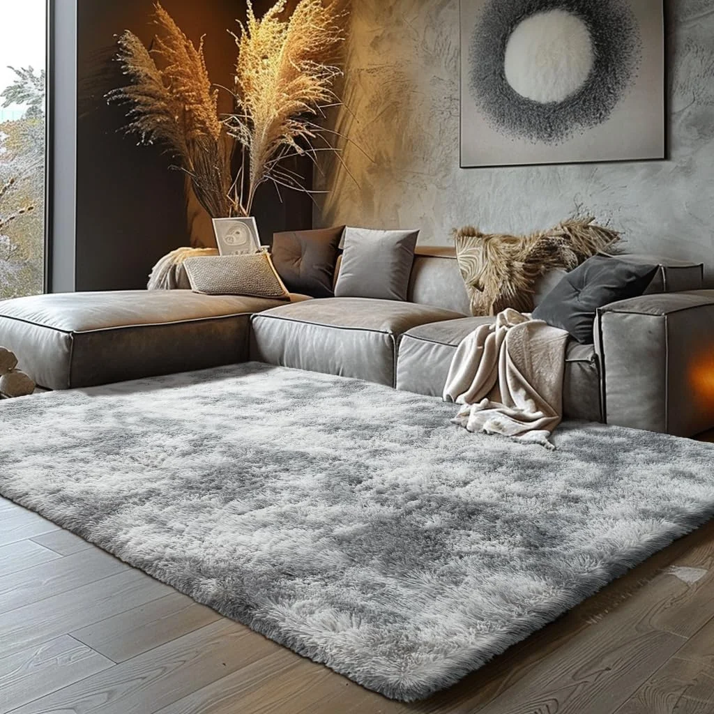 VIKAMA Ultra-Weicher Flauschiger Teppich, Schlafzimmer & – Bild 2