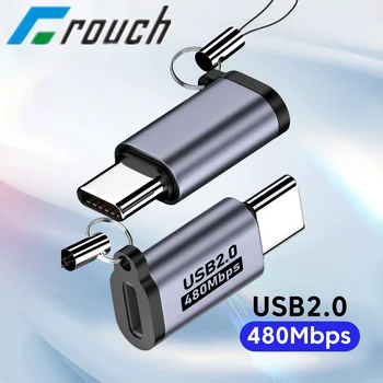 Micro USB Zu Typ C Adapter Mini USB Zu USB C 480Mbps Schnelle Daten Lade Anschluss USBC Zu Lightning Adapter