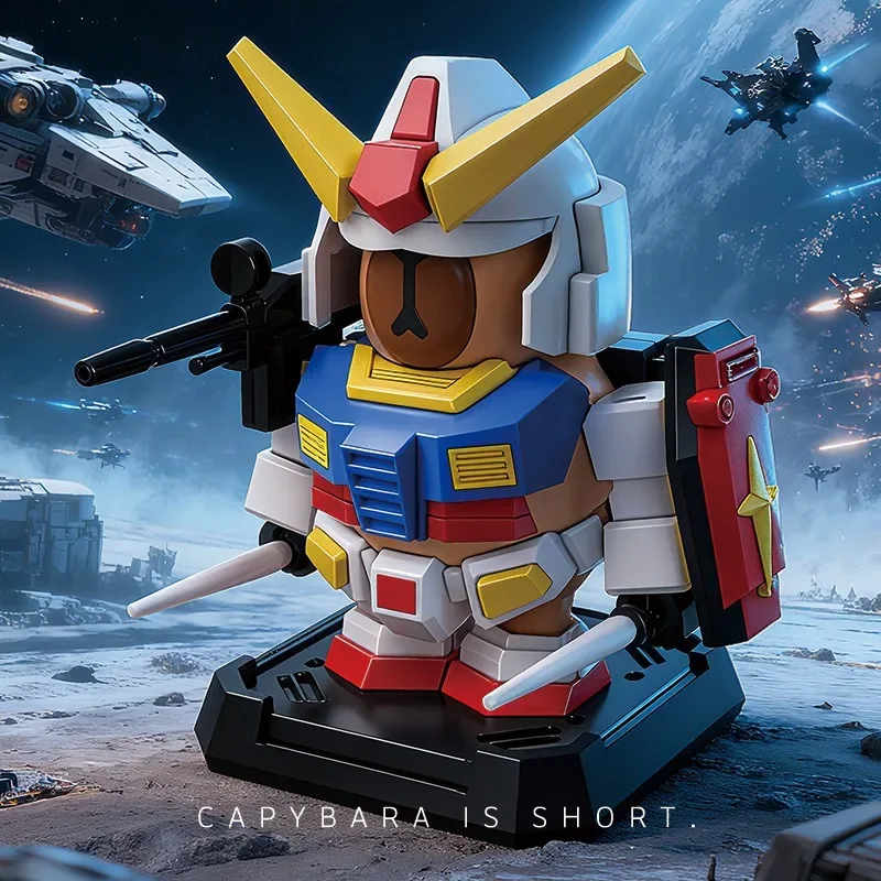 Kreatives Capybara-Roboter-Mecha-Bausatz-Modell – Bild 2