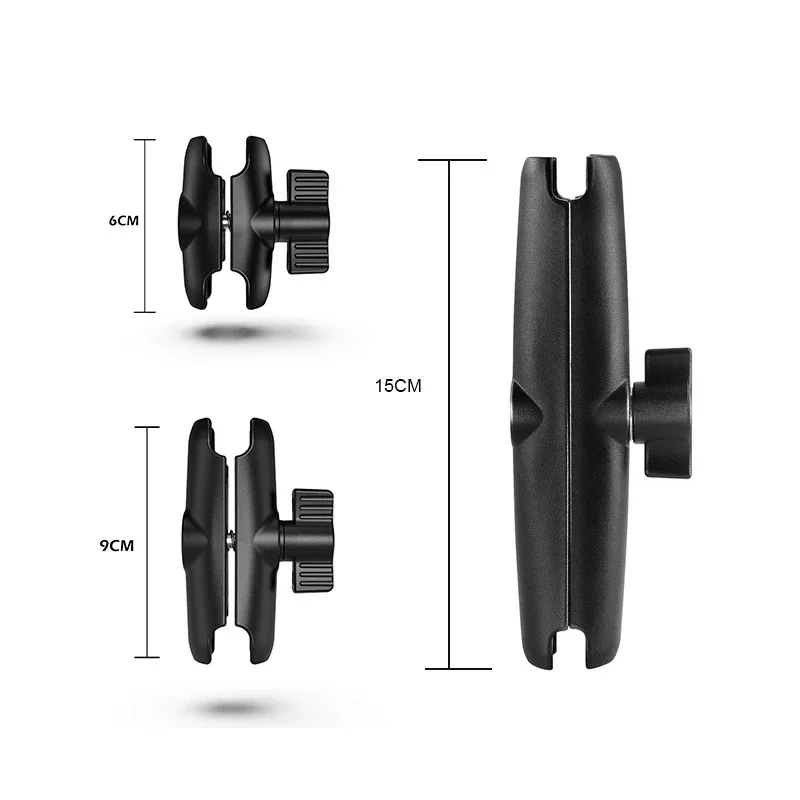 1 Zoll Kugelkopf Adapter Halterung Basis Motorrad Lenker – Bild 2