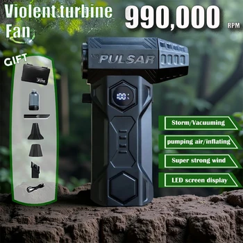 X11Pro Turbo-Jet-Gebläse, 990000 U/min, bürstenloser Motor, leistungsstarkes Luftgebläse, Windgeschwindigkeit