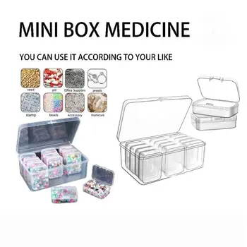 Transparente Aufbewahrungsbox-Organizer 12/15 in 1 Aufbewahrungsbehälter Box Organizer Zubehör Organizer
