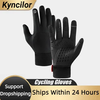 Winter Outdoor Sport Lauf Handschuh Warm Touch Screen Gym Fitness Volle Finger Handschuhe Für Männer Frauen