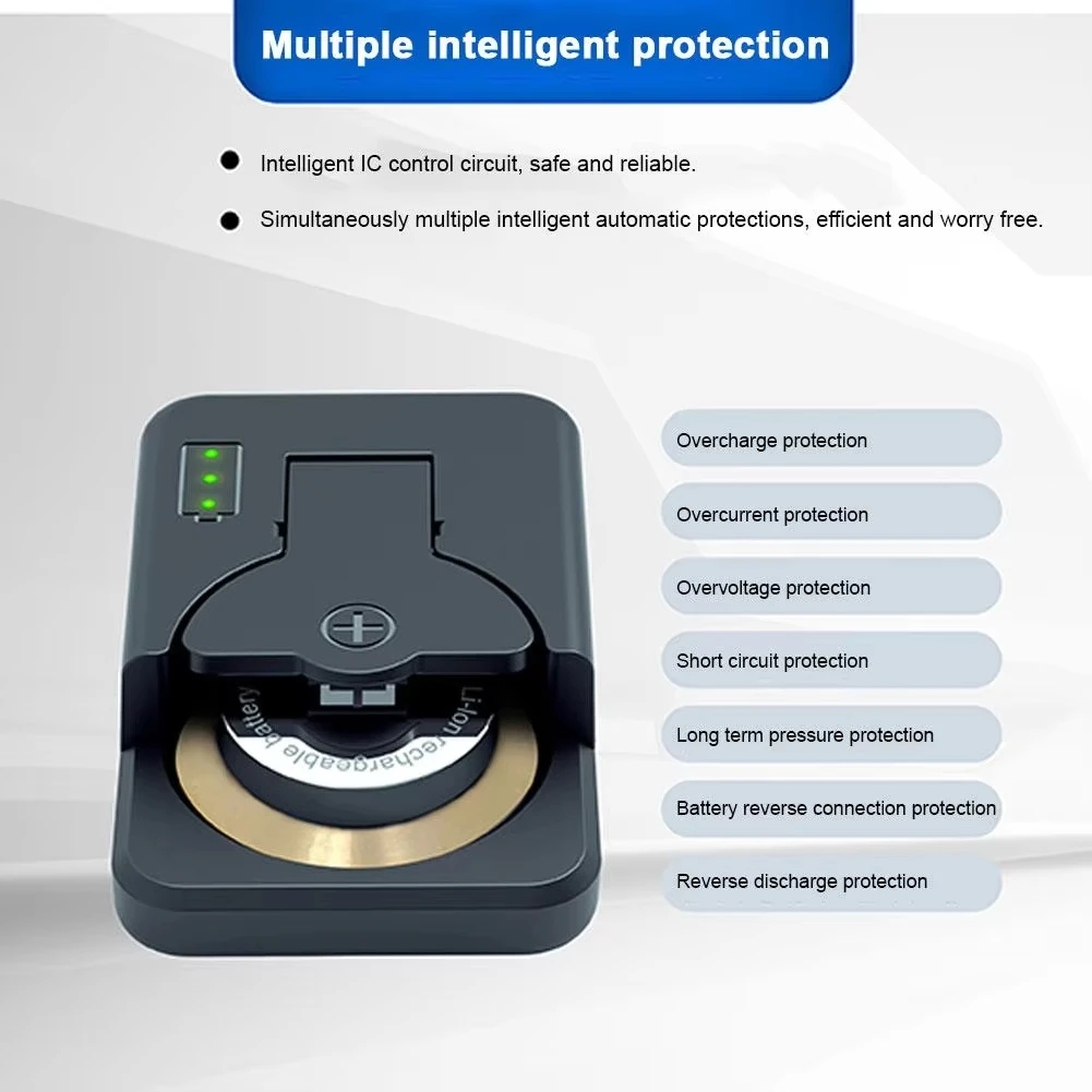 Knopfbatterie Universal-Ladegerät Smart Typ-C – Bild 5