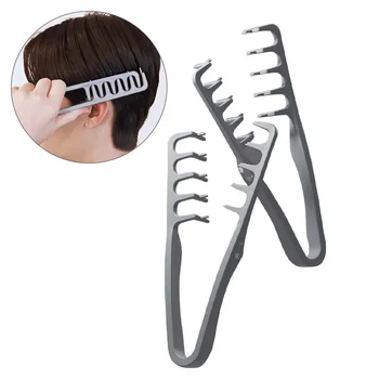 Flauschige Textur Styling Kamm Volumizing Wide-Tooth Haarbürste Curling Werkzeuge Flauschige Wurzeln Haar Naht