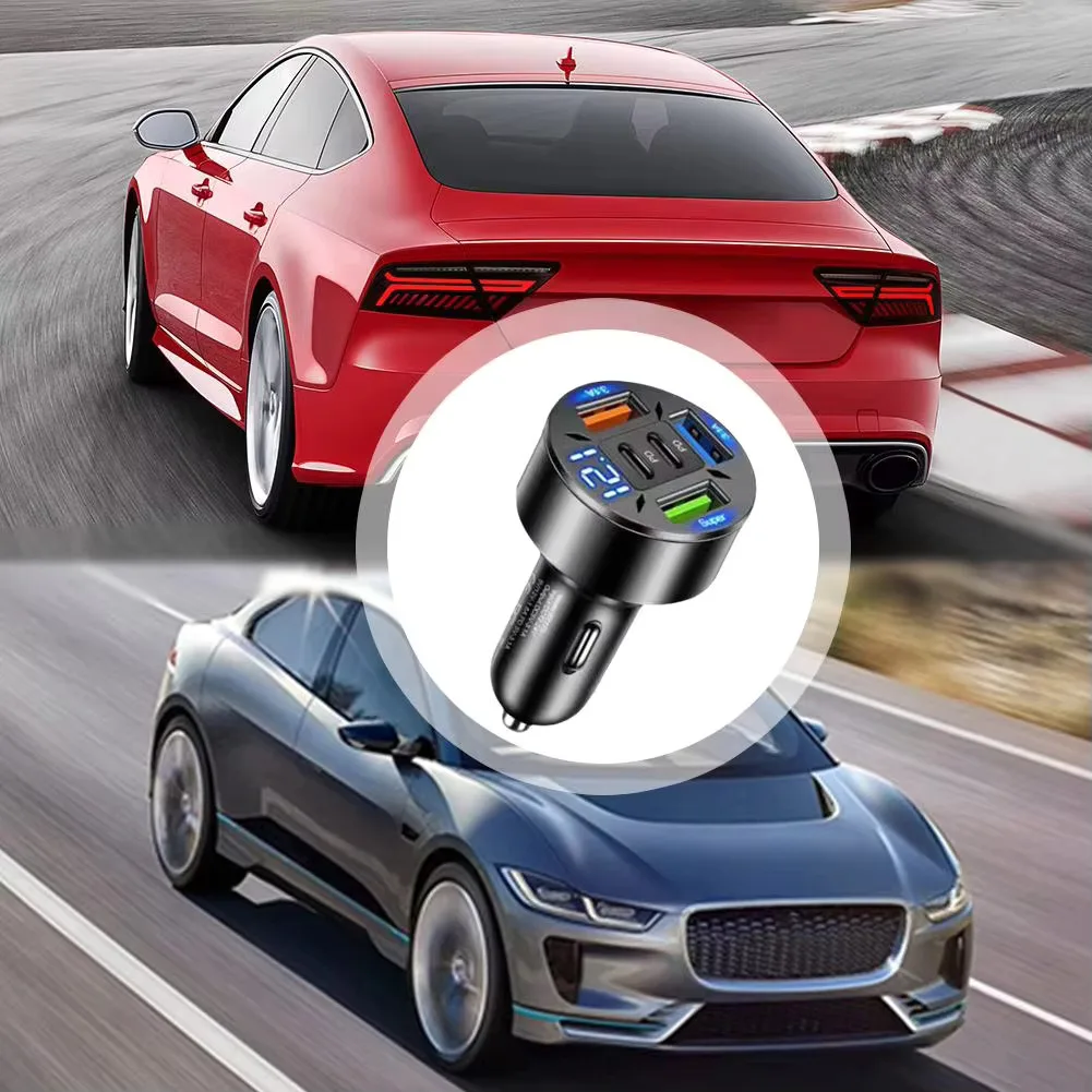 Auto-Ladegerät 250 W mit 5 Anschlüssen, USB-C PD und QC 3.0 – Bild 4