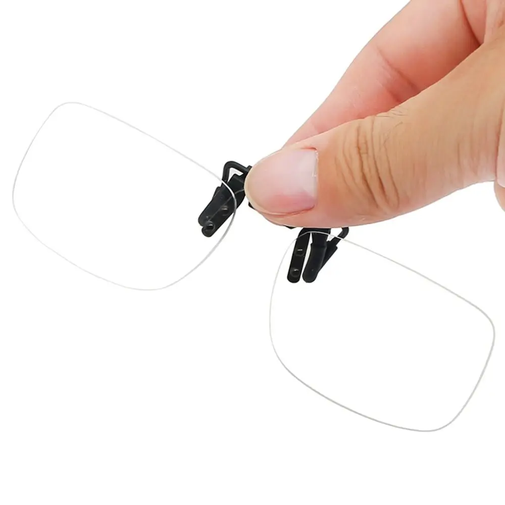 Flip Up Down Randlose Lupenlinse mit Clip +1,0 ~ +4,0 – Bild 3