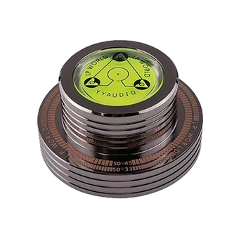 YYAUDIO Premium LP Plattenspieler-Stabilisator - legierter Stahl, 50 Hz Kompatibilität - Verbessern Sie Ihr