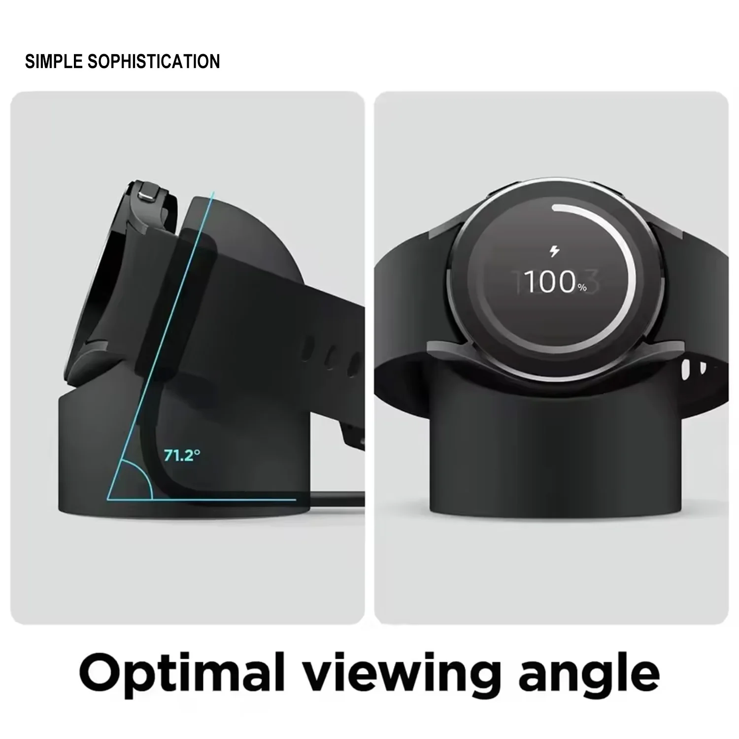 Silikon-Ladeständer für Samsung Galaxy Watch 3 bis 7 – Bild 4