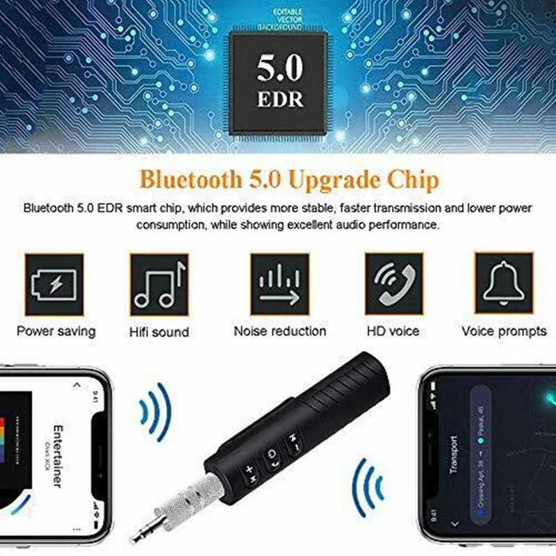 Drahtlose Bluetooth 5,0 Empfänger Adapter 3,5mm Jack Für Auto – Bild 5