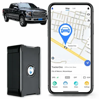 Echtzeit-App GPS-Tracker, Wasserdichter Diebstahlschutz-Fahrzeuglocator, Online-Fernortung für Auto, LKW