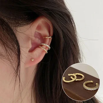 Niedliche Clip Ohrringe weibliche Schnalle Ohr manschette keine Piercings gefälschte Knorpel Ohr für Frauen
