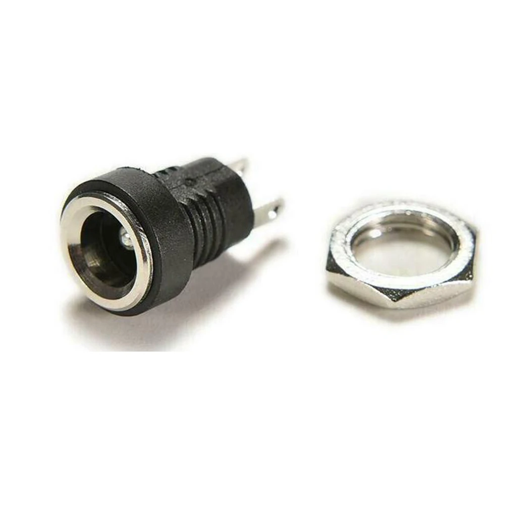 DC-Einbaubuchse und Stecker 12 V, Schraubmontage, 5 Paar – Bild 4
