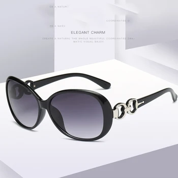 Klassische quadratische UV400-Sonnenbrille für Damen, Markendesigner, Retro-Aviator-Sonnenbrille für Damen
