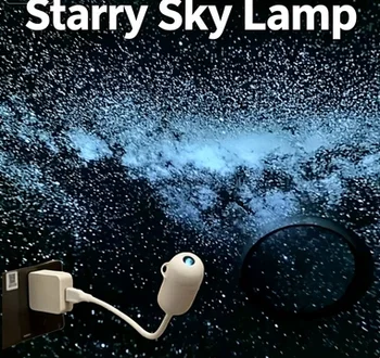 Mini-Sternenhimmel-Projektorlampe, USB, tragbar, Galaxie-Nachtlicht für Schlafzimmer, Schlafatmosphäre