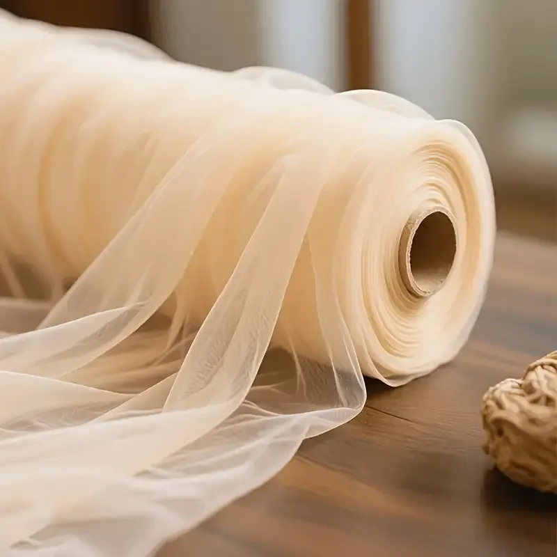 Tüll Stoff DIY Dekor Hochzeit Zubehör XMS Party Event Sheer