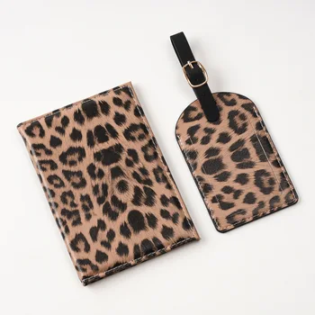 Reisepass-Schutzhülle mit Leopardenmuster, Reisepass-Etui, Geldbörse, Geschenk, PU-Leder, Kartenetui