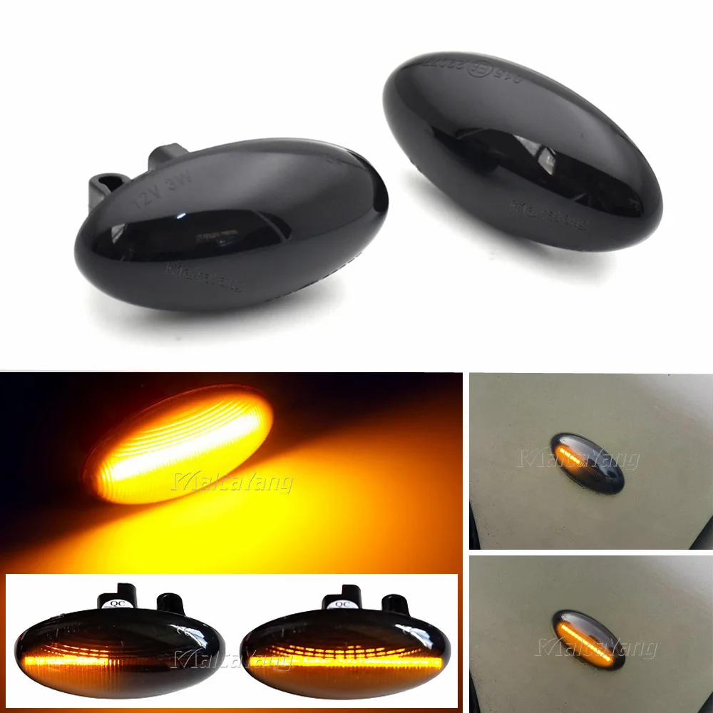 LED-Licht-Seitenmarkierung, dynamischer Kotflügel-Blinker für – Bild 6