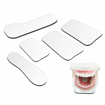 Intraorale Foto Reflektor Dental Kieferorthopädische Spiegel Fotografie Doppelseitige Spiegel Glas (5 Stück)