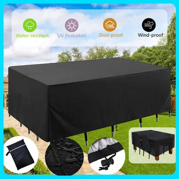 Staub- und wasserdichter Bezug für Gartenmöbel, OxfordCloth, Gartenmöbelbezug, Sofatisch und Stuhlbezug