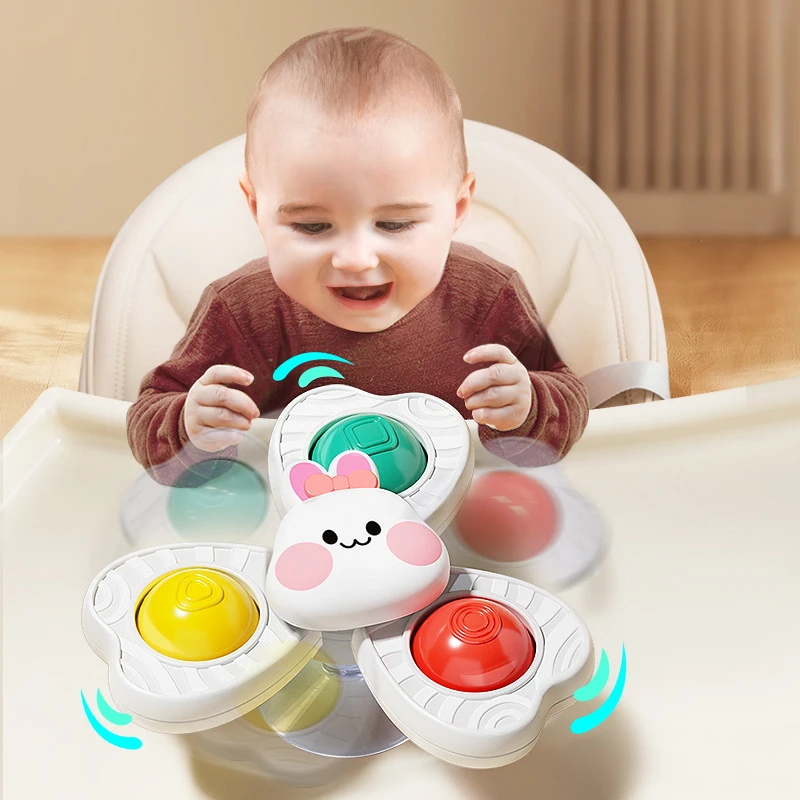 Baby Sucker Spinning Spielzeug Kinder Bad Montessori Bildung – Bild 4