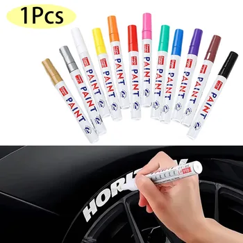 Autolack Stift Wasserdicht Auto Rad Reifen Fettige Malerei Mark Stift Auto Gummi Reifen Lauffläche CD Metall