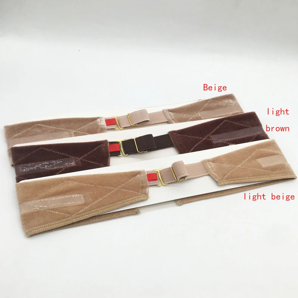 Elastisches Spitzenband mit Silikonstreifen für Perücken – Bild 4