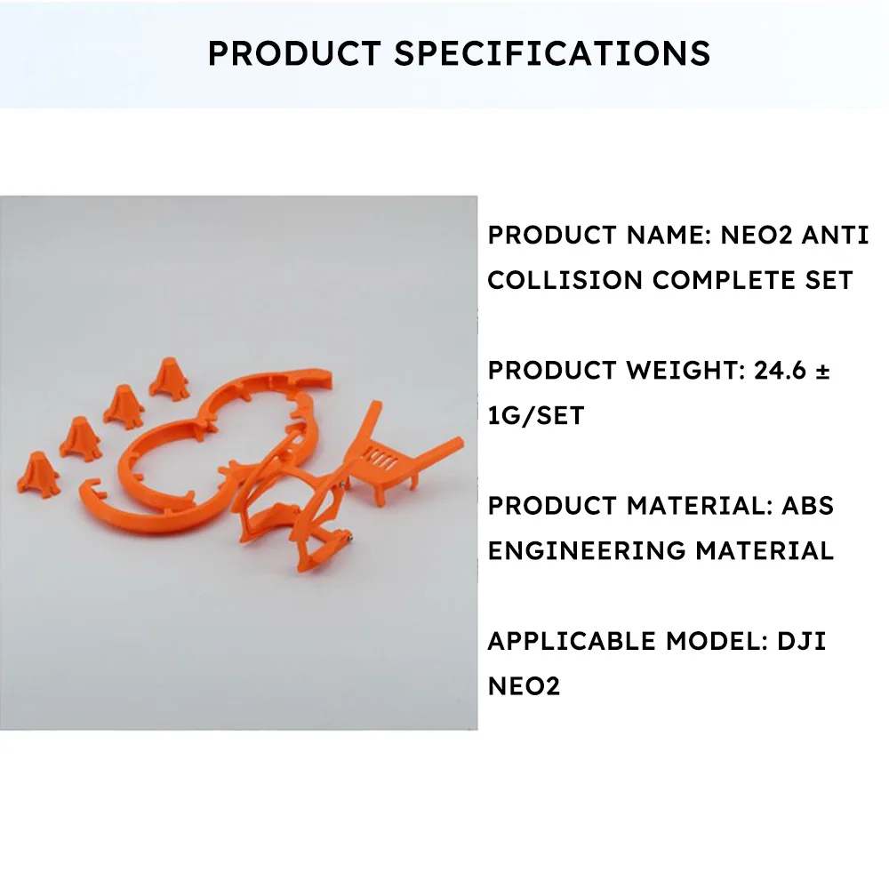 3D druck 4 in 1Für DJI NEO 2 Anti-Kollision Schutz Stoßstange – Bild 6
