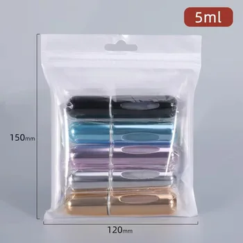 5ML Tragbare Mini Nachfüllbare Parfüm-Zerstäuberflasche Nachfüllbarer Sprühflakon Leerer Behälter (5 Stück)