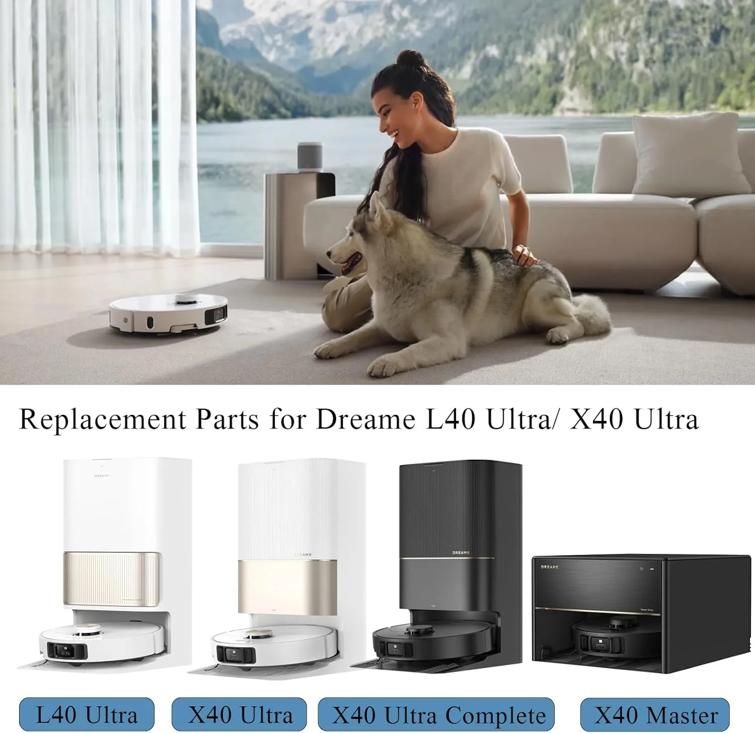 Dreame X40 Ultra / X40 Pro / L40 Ultra Roboterstaubsauger – Bild 2
