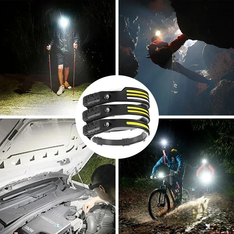 LED-COB-Induktionsscheinwerfer, eingebauter Akku, Sensorkopf – Bild 6