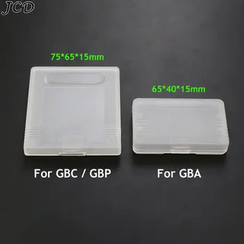 JCD 10 Stück Kunststoff-Spielkassetten-Kartenetui für GameBoy Color GBC GBA GBP Gaming-Karten